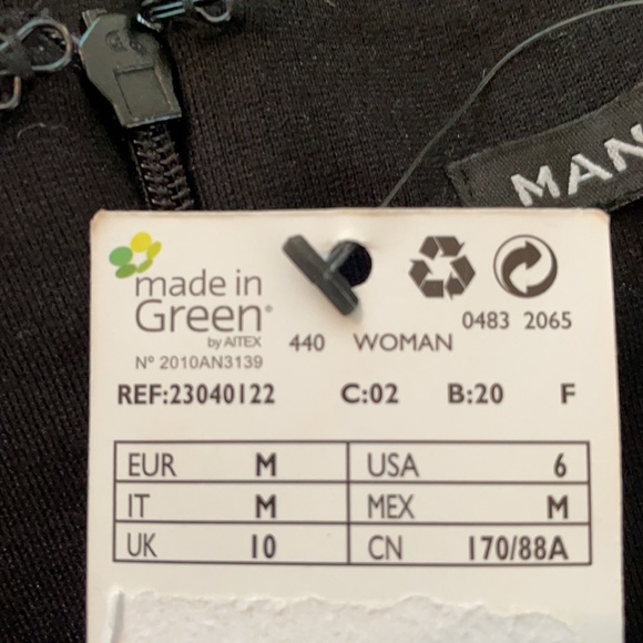 Mango dress, black NWT - Picture 8 of 9